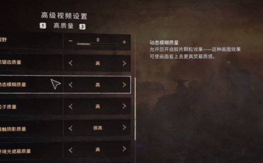 消逝的光芒：困兽 如何关闭动态模糊